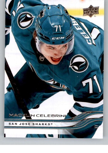 Macklin Celebrini #136 card