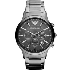 Image of Emporio Armani AR2454 Renato Men's Gunmetal Grey Watch