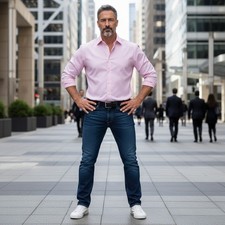 Arrow Premium Collection Pink Dress Shirt 17.5 34 35 NWT