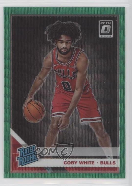 2019 Panini Donruss Optic Fanatics Box Set Green Wave Prizm Coby White #180 0m4q