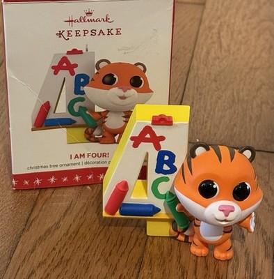 Hallmark: I Am Four! - Tiger- 2016 Keepsake Ornament