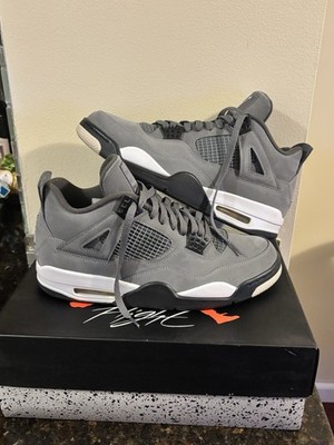 Air Jordan 4 Retro Cool Grey 2019 Men's Size 10 Sneakers OG Box