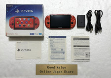 Sony PS Vita PCH-2000 ZA26 Metallic Red Wi-Fi Model Console with Original Box