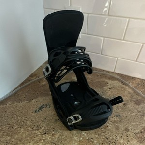 Burton Cartel X EST Snowboard Bindings Black Size L for Men Channel Mount