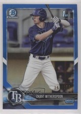 2018 Bowman Draft Chrome Blue Refractor 141/150 Grant Witherspoon #BDC-152 s3g