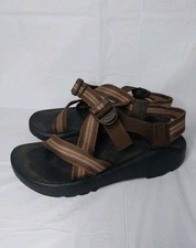 Chaco Z1 Classic Men's Sport Sandals Size 8 Brown Orange Hiking Adjustable