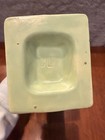 Set Vintage Flower Vase McCoy Abingdon Pottery Fan Tulip Green Spode Delfware — photo 5