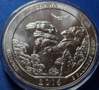 A 2016 America The Beautiful Five (5) Ounce Silver Shawnee Coin