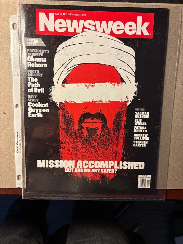 Osama Bin Laden Newsweek Magazine, Mission Accomplished