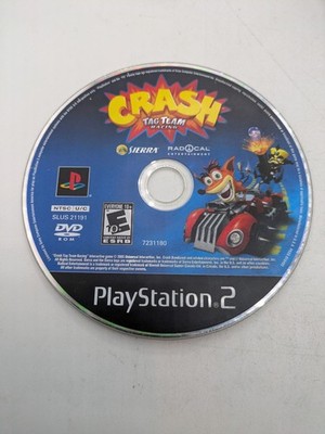 Crash: Tag Team Racing (Sony PlayStation 2, 2005) PS2 Video Game - Disc Only