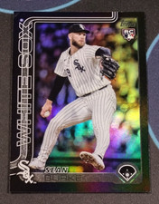 2025 Topps Series Two #431 Sean Burke RC Black Foil #6/10 White Sox Rookie