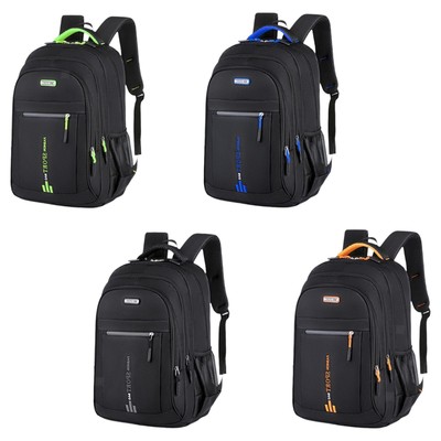 Laptop-Rucksack aus Nylon, leicht, Computer-Büchertasche für Geschäftsreisen