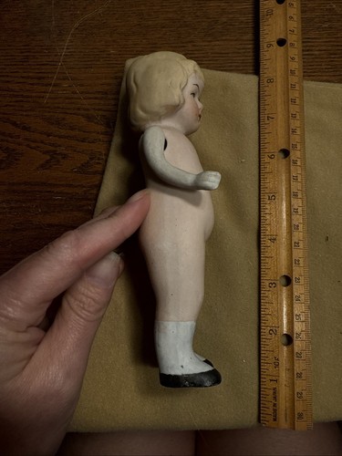 Vintage 7 Inch Japan Bisque Doll - Picture 6 of 10