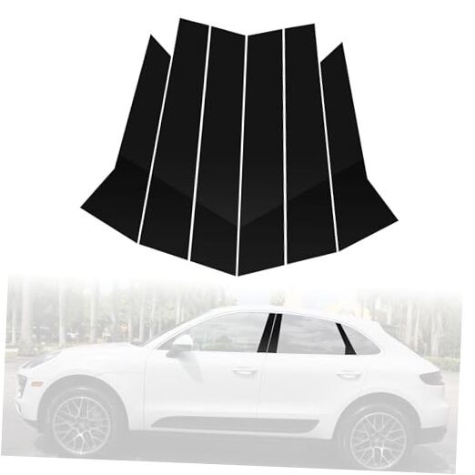  Door Pillar Post Trim Compatible with Window Pillar 2014-2022 Porsche Ma.can