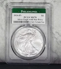2024-(P) PCGS $1 Silver Eagle with Star Privy (Struck at Philadelphia)