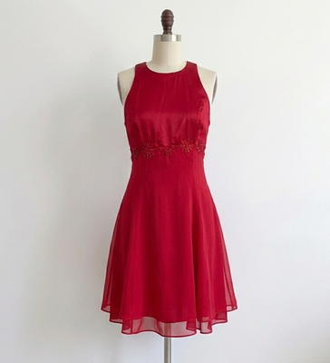 spring bridesmaid dress Lavetir Pink A-Line/Princess Floor-Length Long Sleeves Dresses With Sash 2026 Floor Length Women's Mercerized Cotton Short-Sleeve Size:5X/26 8196