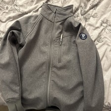 Polarn O Pyret 9-10 Windproof Coat Unisex grey  Jacket