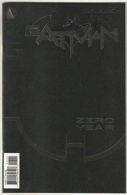 BATMAN #25 - ZERO YEAR (The New 52!) - 2013 Graphic Novel Comic (Scott Snyder)
