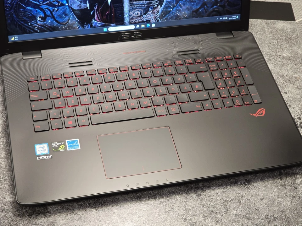🔥 Gaming-Laptop Asus ROG 17"/i7-6700HQ / 16GB/1TB SSD/GTX 960M - Bild 4 von 4