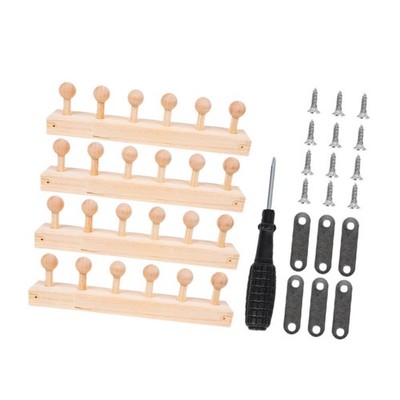 52,99'' Grobstrickdecken-Webrahmen-Set aus Holz für Handarbeit