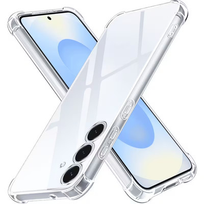 Anti Drop Clear Shockproof Case für Samsung A06 A07 S24 S25 S25 S26 Plus & Ultra