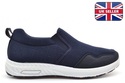 Dr. Keller Herren Craig Wide Fit Sneaker Wide Fit Pumps Slipper Turnschuhe Navy Blau