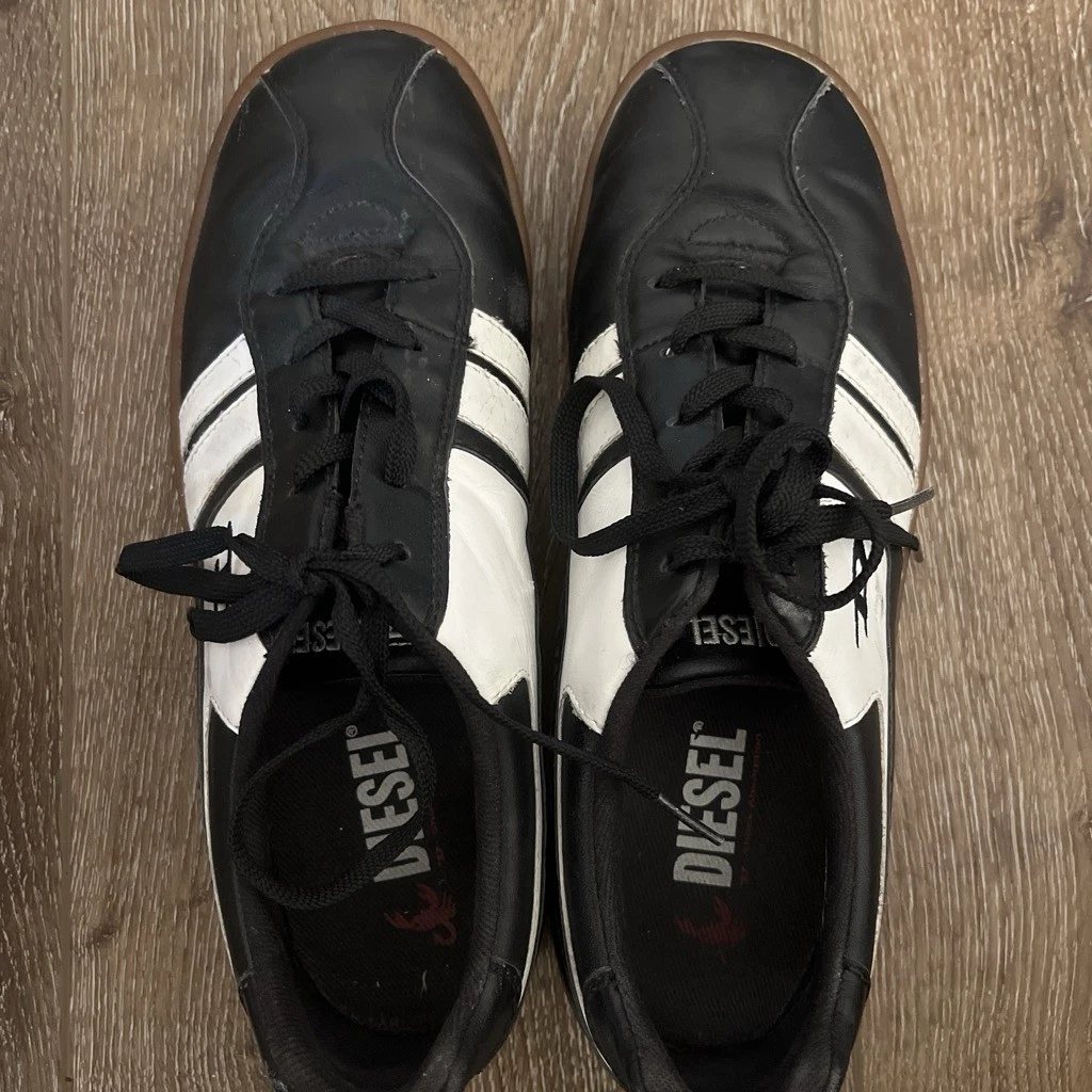 Diesel Leather Upper Black Casual Shoes for Men for sale | eBay