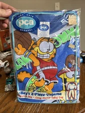 Vintage Garfield & Odie Boys 2 Piece Pajama Set NWT Sealed PCA K-Mart 80s