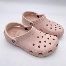 Crocs Classic Clog Shoes Womens 7 Mens 5 Pink Croslite Comfort Slip On Sandals