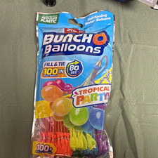 ZURU Bunch O Balloons Tropical Party Self-Sealing Water Balloons 100