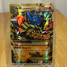 Pokemon TCG M Lucario EX 113/111 XY Furious Fists Secret Rare Full Art Holo on eBay
