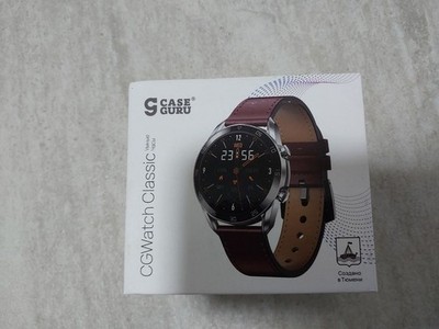 CaseGuru CGWatch Classic Smartwatch   Neuwertig   AMOLED Display   OVP & Zubehör