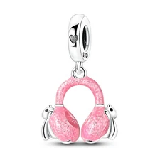 MULA Original 925 Sterling Silver DIY Charm Rabbit Ear-Mask fit Women Bracelet