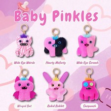 Fuggler Baby Pinkles Series Blind Box Keychain Plush Toy Pendant Doll 1pc Random