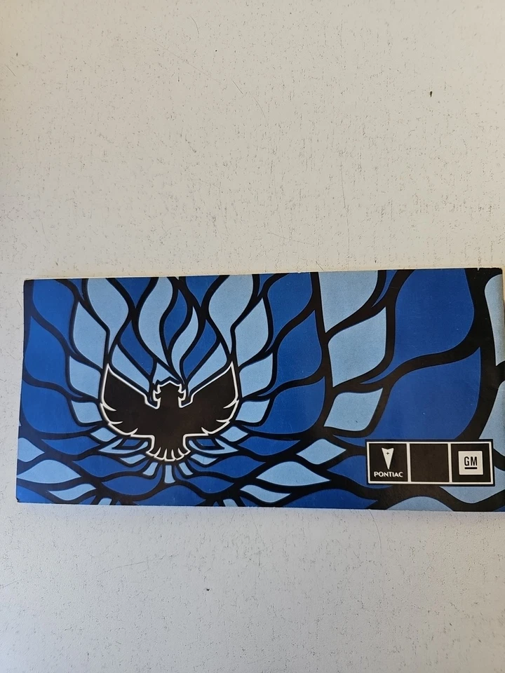 Pontiac Firebird 1977 propietarios instrucciones de funcionamiento manuales Foto 2 de 4