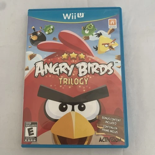 Angry Birds Trilogy (Nintendo Wii U, 2013) Complete CIB, Tested & Working