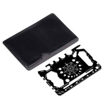 50 in 1 Slim Minimalist Survival Card Wallet Tool Card Wallet Engineering6384