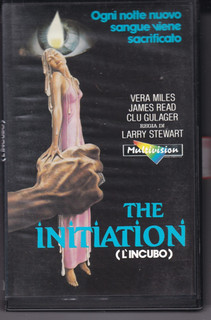 THE INITIATION (l'incubo) VHS