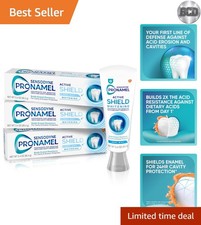 Active Shield Whitening Enamel Toothpaste, Cool Mint - 3.4 Ounces x 3