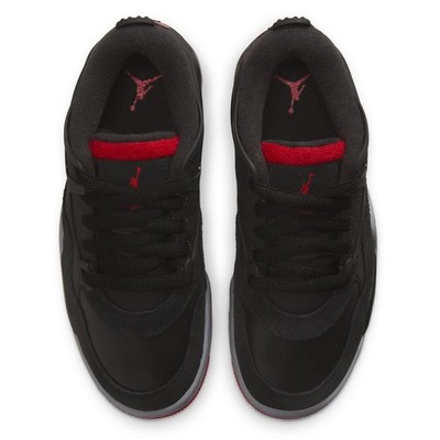 Air Jordan 4 RM GS Black/Varsity Red-Wolf Grey FQ7938 061 Size | eBay