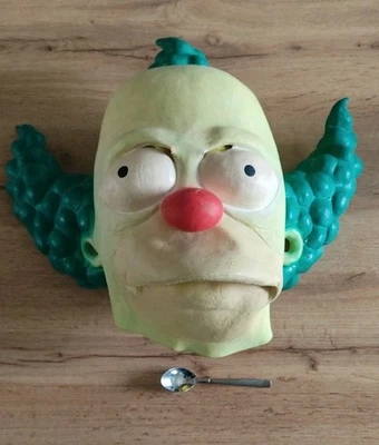 Rare !!! Masque Krusty The Clown / Simpsons / Latex / Germany / 1998 - Photo 1/4