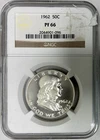 1962 Proof Silver Franklin Half Dollar, NGC PF-66