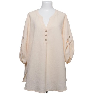 Brown Coco, Bluse, Größe: 3XL, Brown Coco, Gelb, Polyester, Einfarbig #xyG