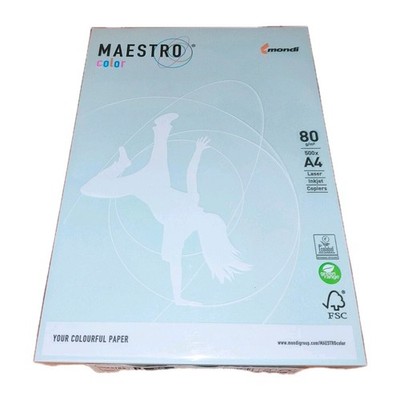 Kopierpapier DIN A4, 500 Blatt, Blau, Maestro, Mondi, BL29