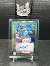 2025 Topps Pro Debut #PDC-21 Aaron Parker - Chrome Auto Green Refractor 60/99