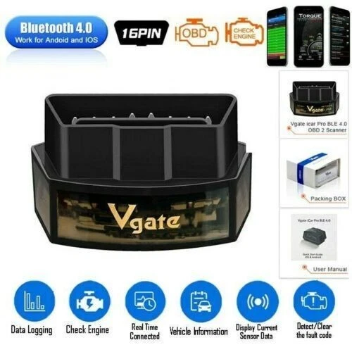 Adaptador Vgate iCar Pro Bluetooth 4.0 OBD2 Herramienta de Escáner de Diagnóstico Lector de Código Foto 4 de 4