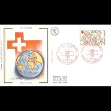 FDC - La Croix-Rouge, oblit PJ 6/5/89