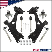 Front Lower Control Arms w/Ball Joints Tie Rod Ends for 2016 - 2019 Honda Civic