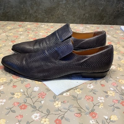 SHOTO Designer Leder Schuhe Gr.43 Made in Italy Slip-On