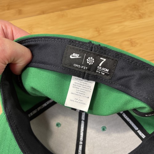 Nike Pro Dri-Fit Oregon Ducks Green Fitted 7 Baseball Cap Hat NCAA SOLD OUT - Picture 16 of 19